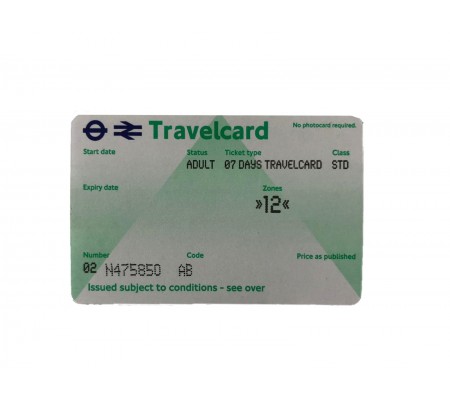 Travelcard 7 gg Londra Centro zone...