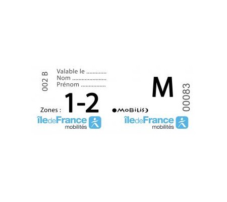 Abbonamento giornaliero Parigi zone...